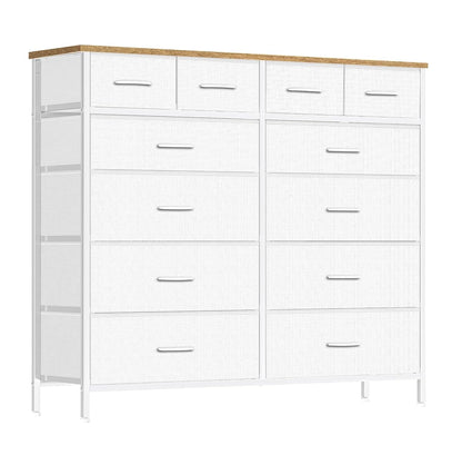 12 Drawers Dresser for Bedroom, Compact Chest of Drawers