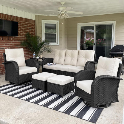 6 Pieces Outdoor Patio Furniture Set