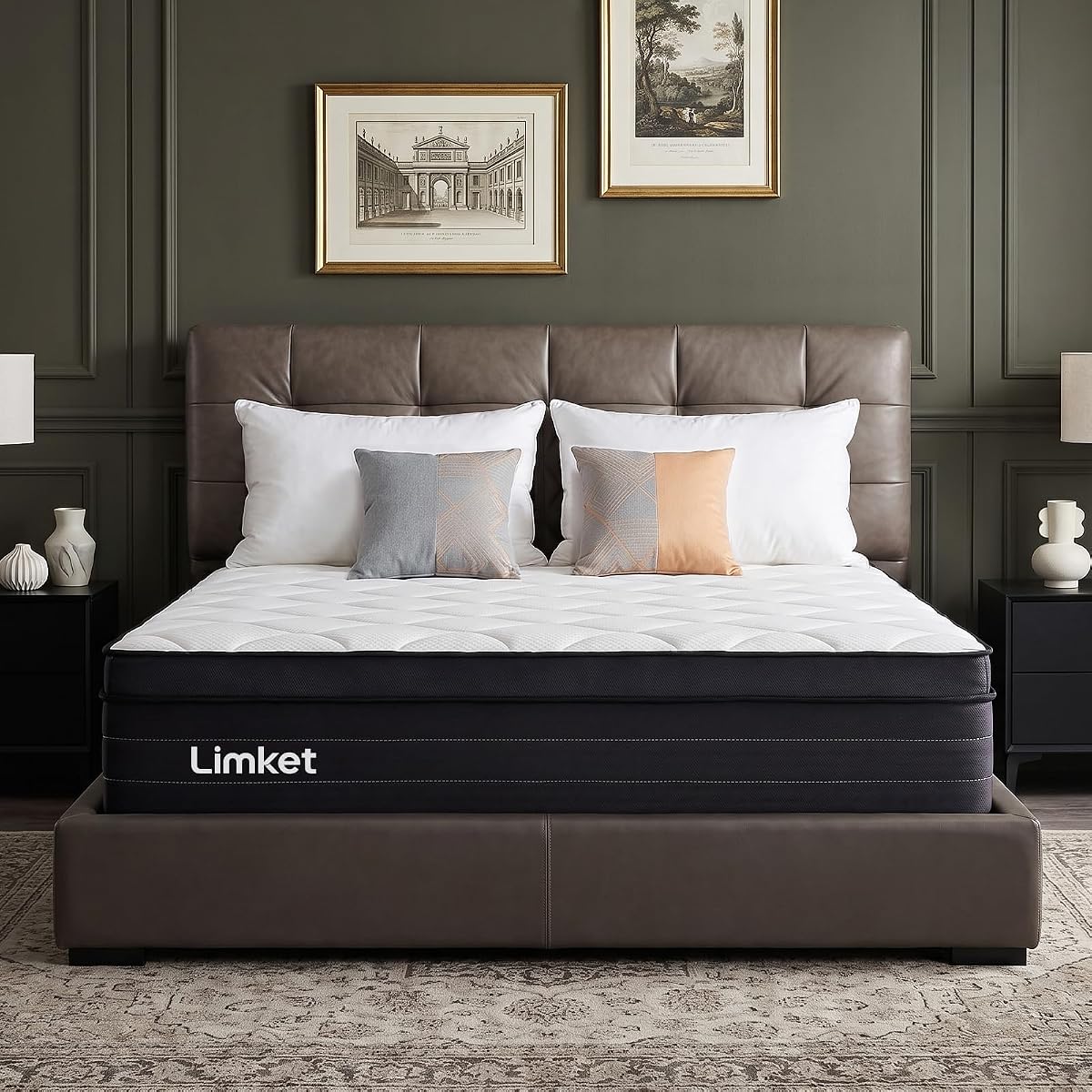 Twin Mattress,12 inch Hybrid Memory Foam Mattress Size in a Box