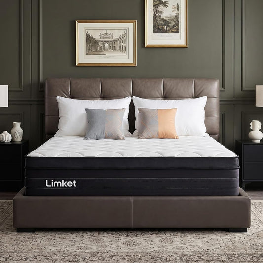 Twin Mattress,12 inch Hybrid Memory Foam Mattress Size in a Box