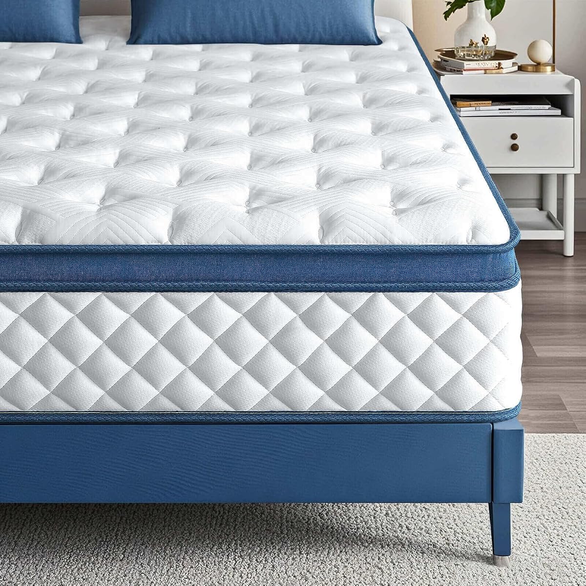 King Size Mattress, 12 Inch Medium Firm Hybrid King Bed Mattress