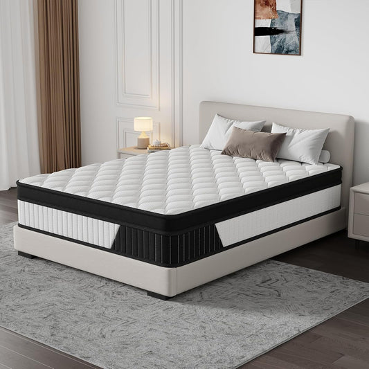 12 Inch Full Mattress Individually Wrapped Coil Hybrid