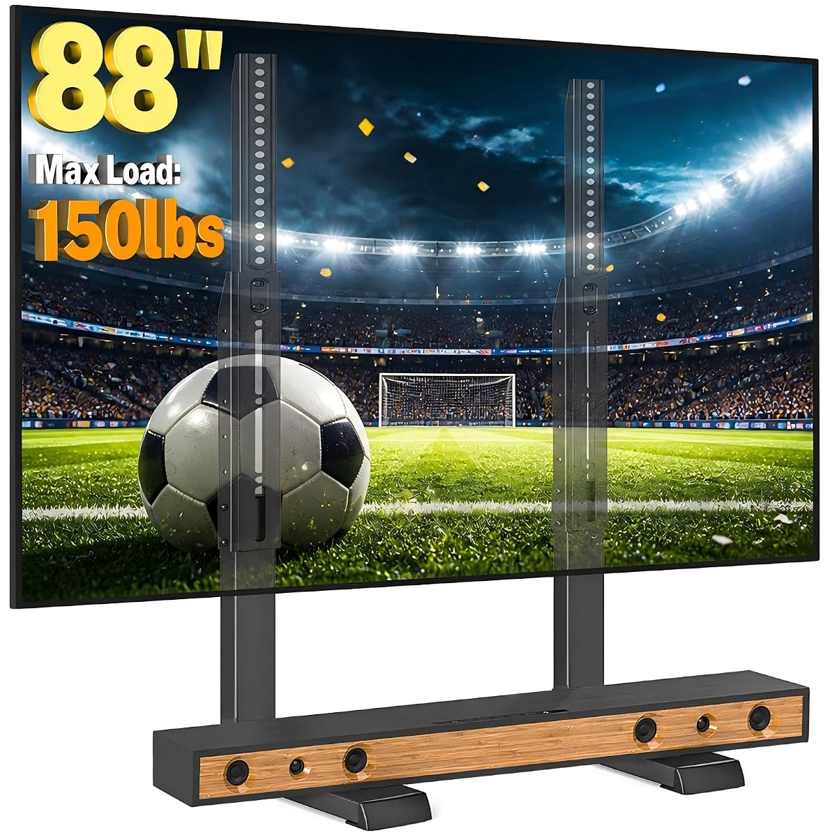 Table Top TV Stand Universal for 35-88 Inch Flat & Curved TVs