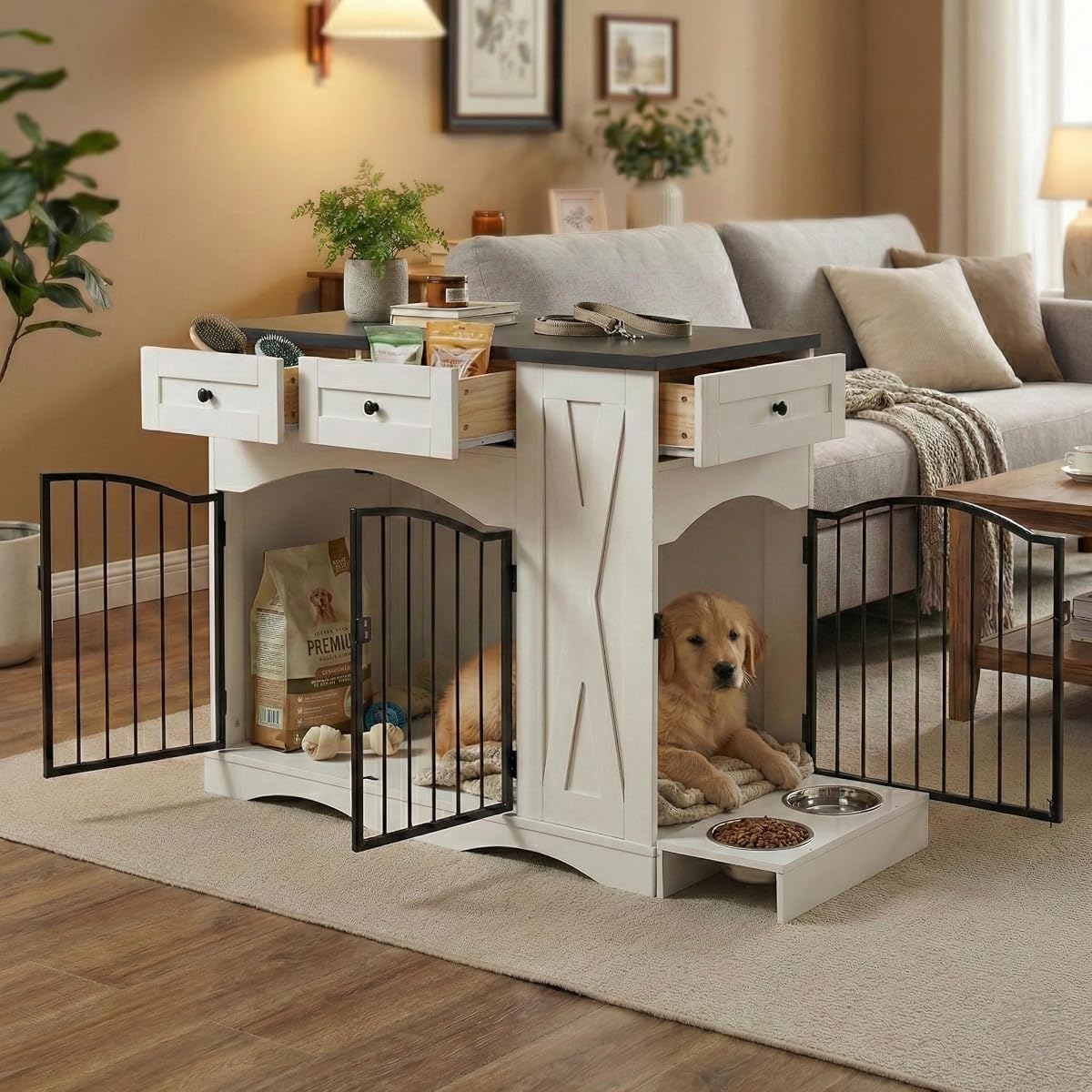 Large Dog Crate Furniture