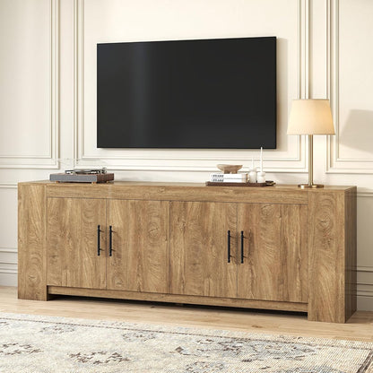 Tall TV Stand with Storage, Long Entertainment Center for 85 Inch TVs
