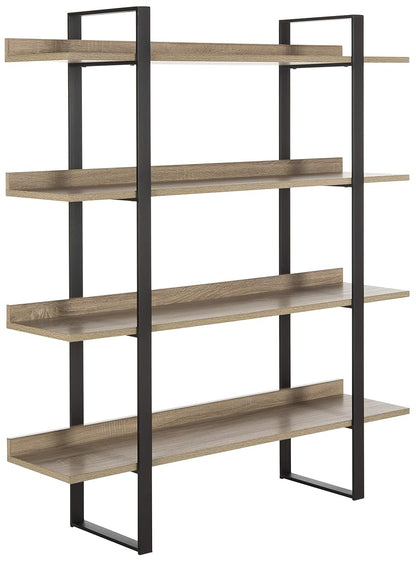 Safavieh Home Collection Melissa Retro Mid Century 4 Tier Etagere, Oak and Black, Large