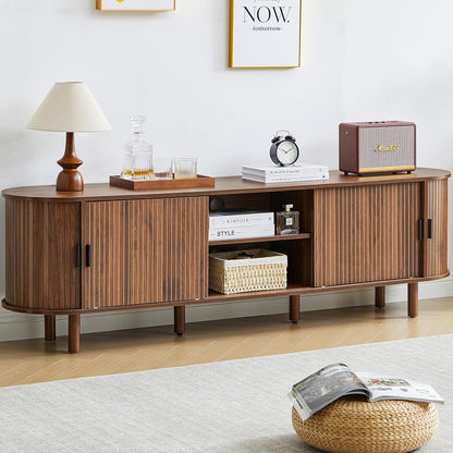 70.87”Tambour TV Stand for 50-80 Inch