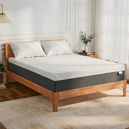 12 Inch Full Mattress,Gel-Infused Green Tea Memory Foam,Medium Firm