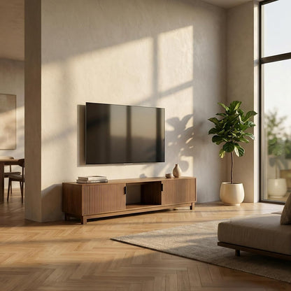 70" Fluted TV Stand for TVs up to 75 inch