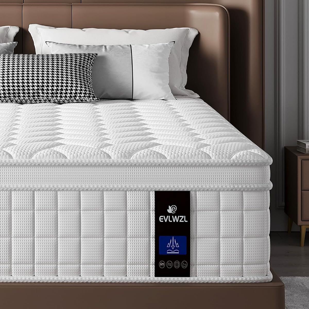 Twin Mattress, 14 Inch Twin Size Mattress in a Box with Memory Foam Hybrid