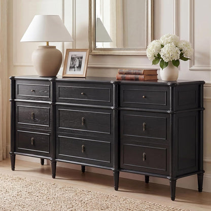 63" 9-Drawer Dresser with Power Outlet