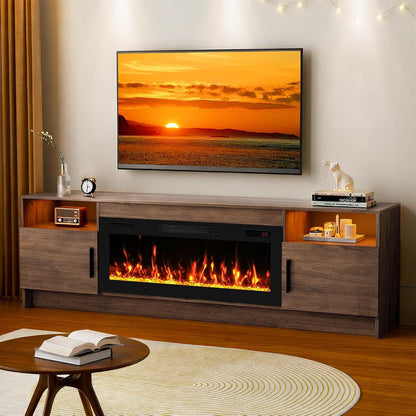 Fireplace TV Stand for 65-80 inch TV