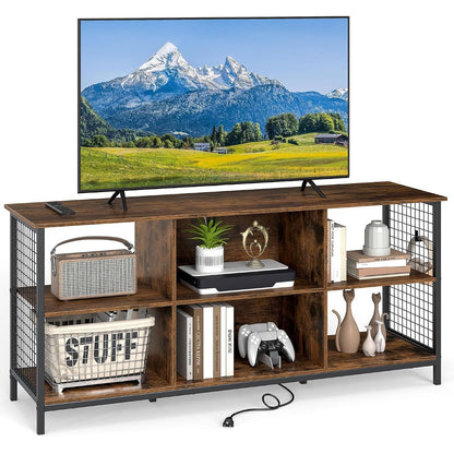 Industrial TV Stand for TVs up to 65 Inch
