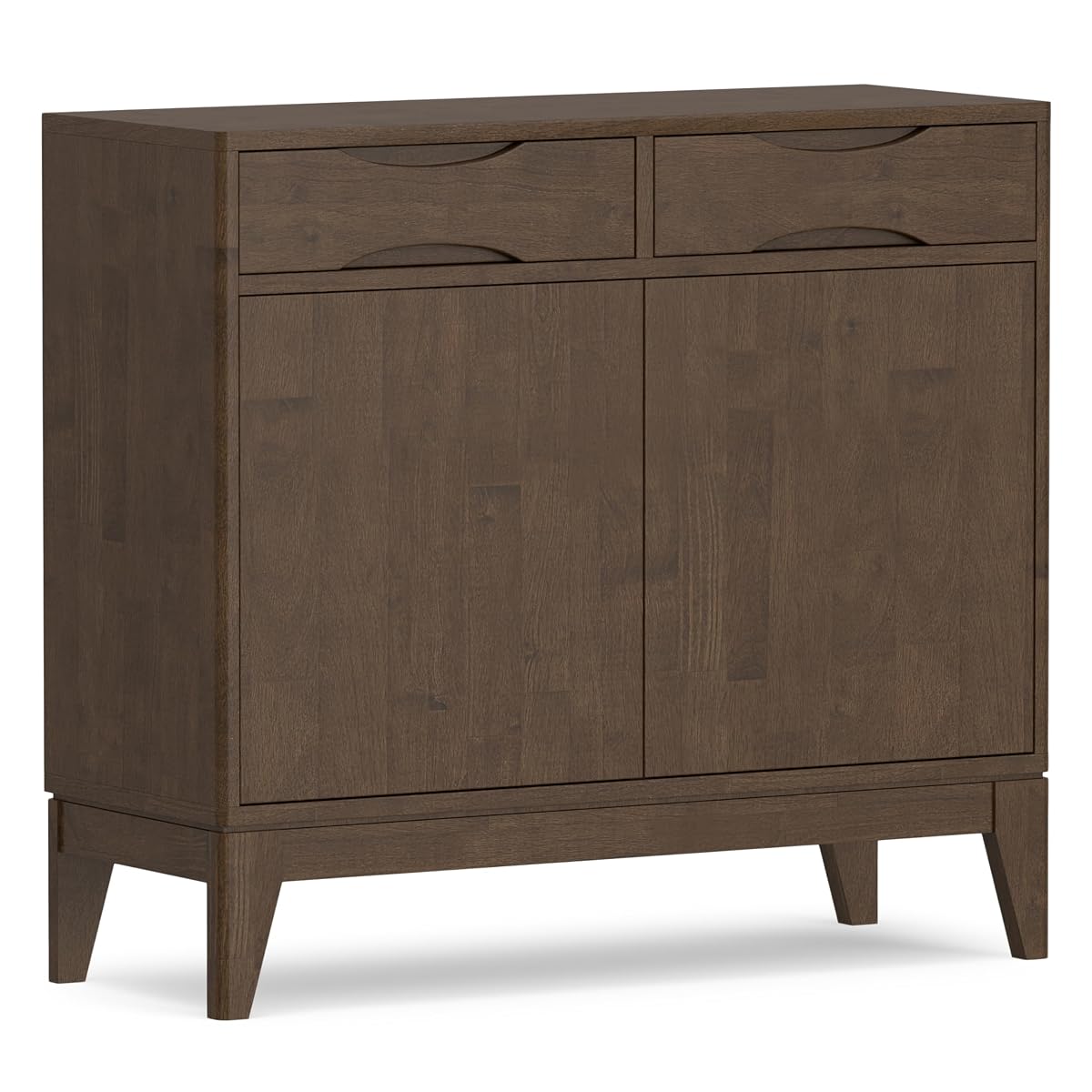 Harper 40" Wide Solid Wood Cabinet in Walnut Brown