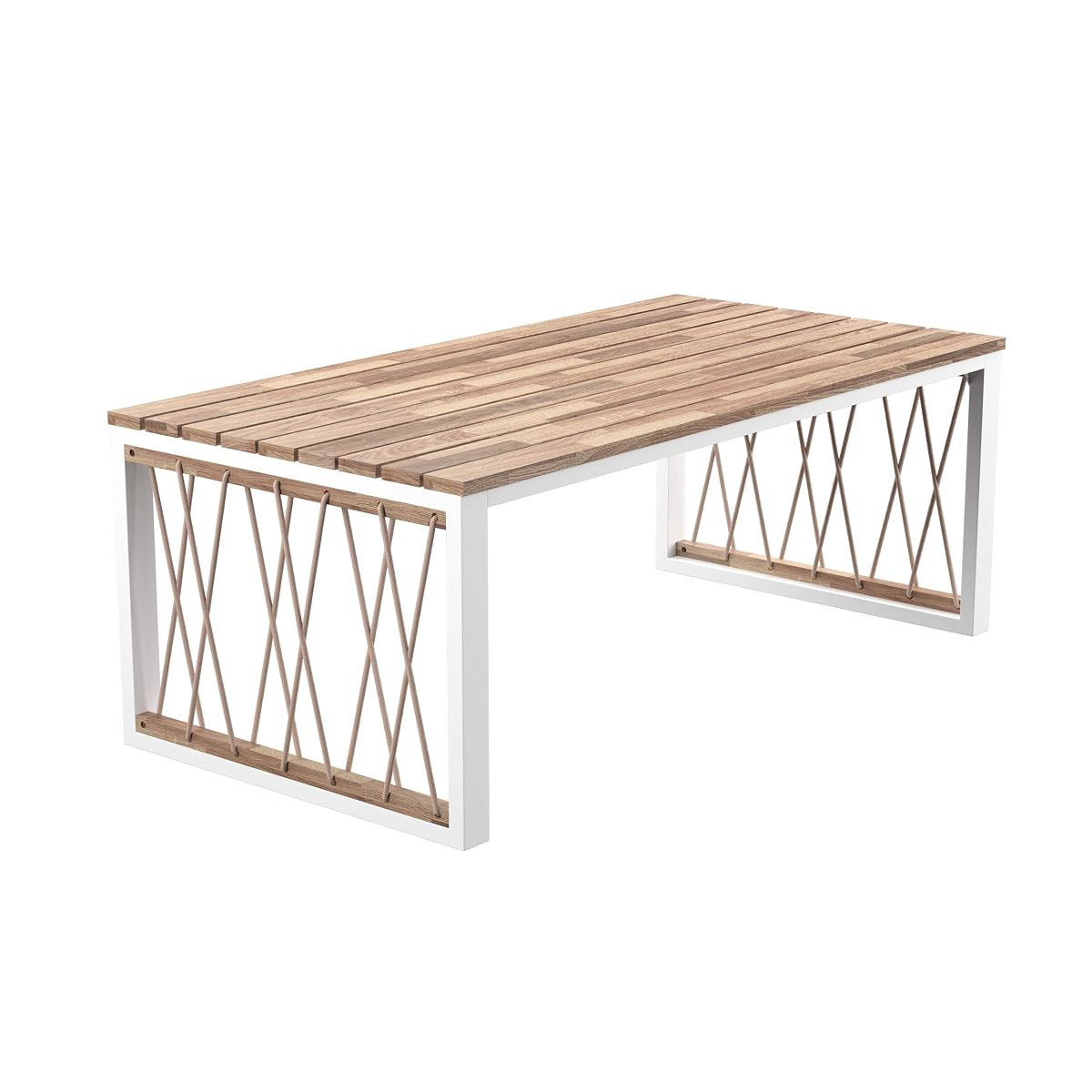 SEI Outdoor Patio Furniture - Wallmond Outdoor Cocktail Table - Transitional Design Natural Solid Wood - Ideal for Patio, Backyard (OD1140700)