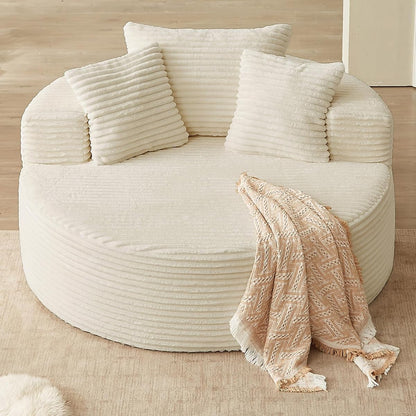 Oversized Round Chair Lounge Chaise Indoor