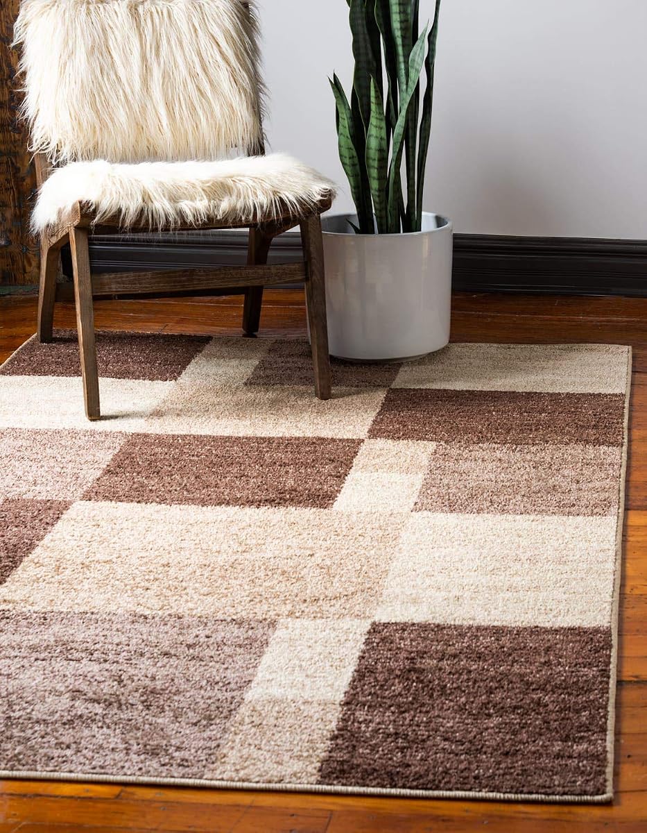Autumn Collection Area Rug - Providence (7' 10" x 10' Rectangle, Light Brown/ Beige)