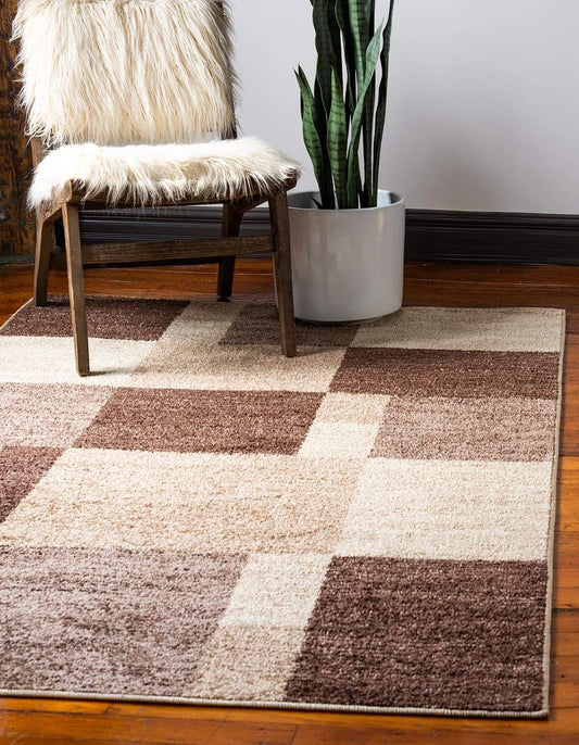 Autumn Collection Area Rug - Providence (7' 10" x 10' Rectangle, Light Brown/ Beige)