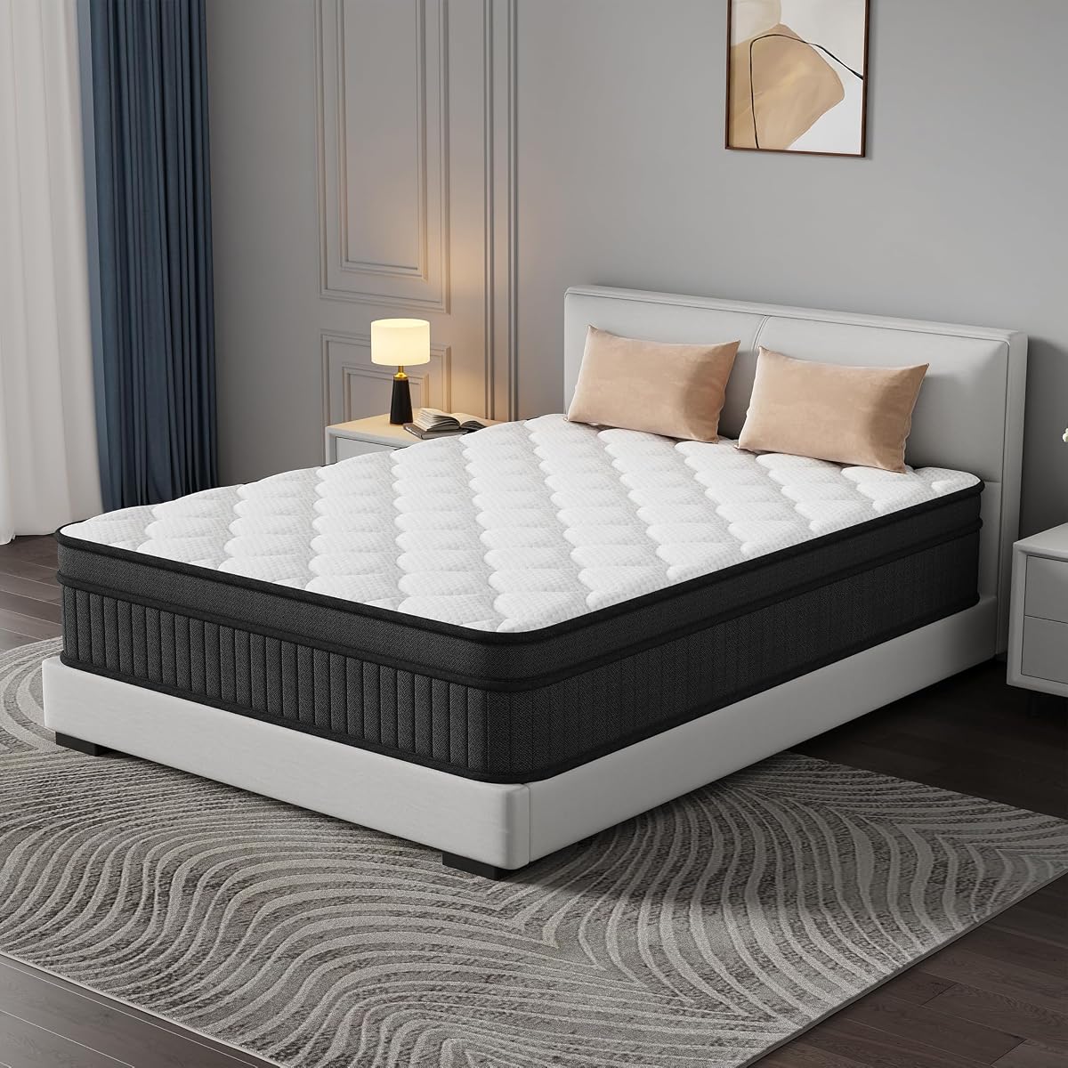 Full Size Mattress 12 Inch Hybrid Mattress in a Box