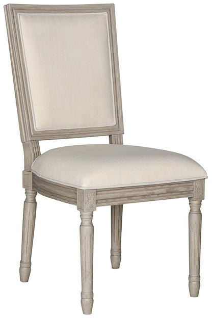 SAFAVIEH Home Collection Buchanan French Brasserie Linen Side Chair