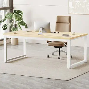 54 Inch Computer Desk, 1" Thick Heavy Duty Office Table, view 2