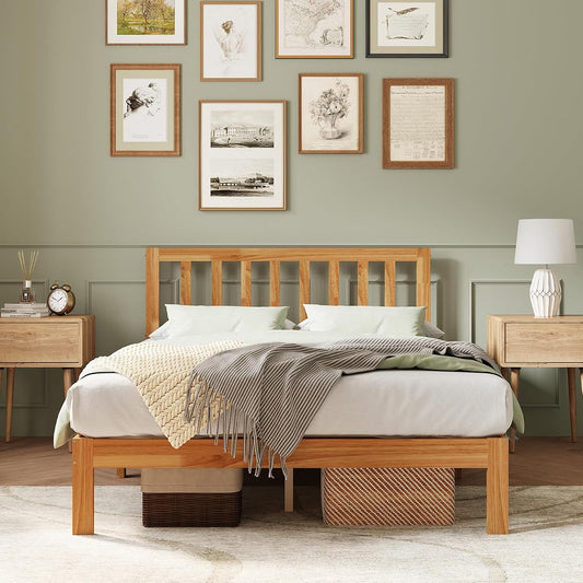 12inch Twin Size Bed Frame Wooden Twin Platform Bed Frame