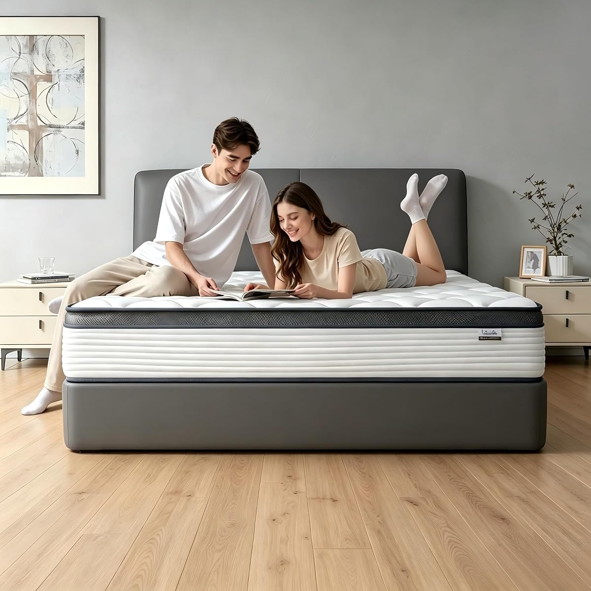 Queen Mattress, 12 Inch Queen Size Mattress in a Box