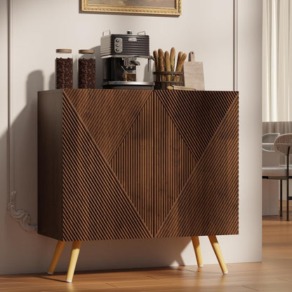 DHZ Fluted Sideboard Buffet Cabinet