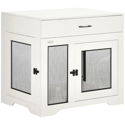 Dog Crate Furniture with Soft Water-Resistant Cushion