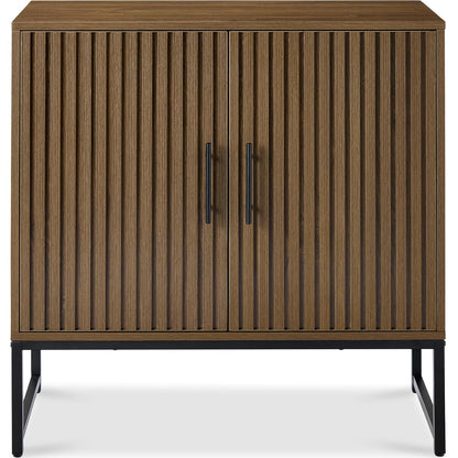 Best Choice Products Slatted Sideboard Buffet Cabinet, Entryway Table, Accent Storage Cabinet, Console Table for Hallway, Living Room, Dining Room – Dark Brown