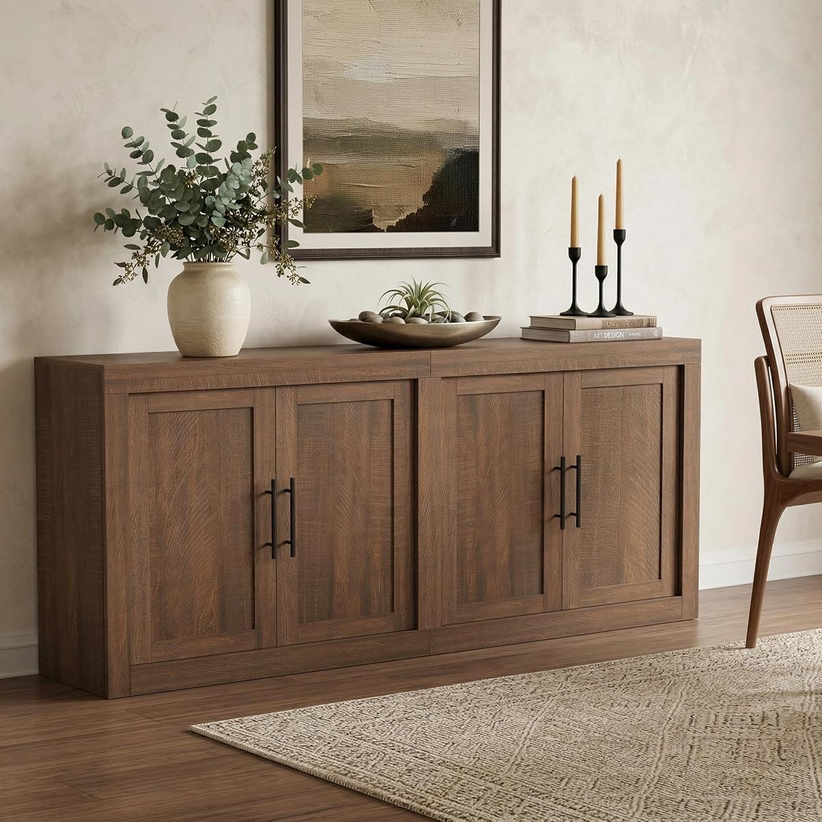 71" Large Sideboard Buffet Cabinet