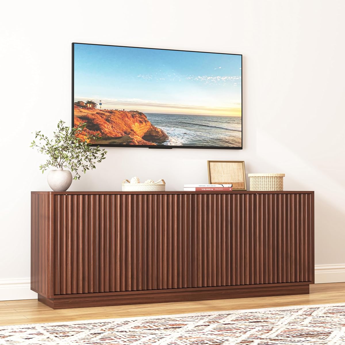 70'' Fluted TV Stand