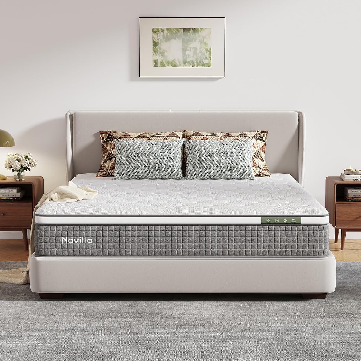 12 Inch Queen Mattress,Queen Size Hybrid Mattress