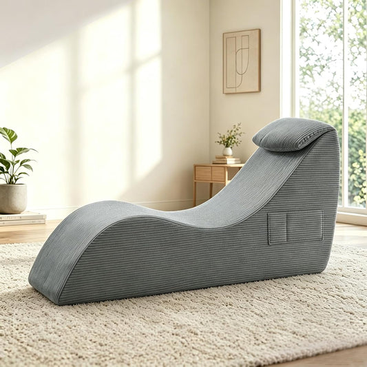Yoga Chair Lounge for Adult, Yoga Lounge Chair，Ergonomic Chaise Lounge Chair