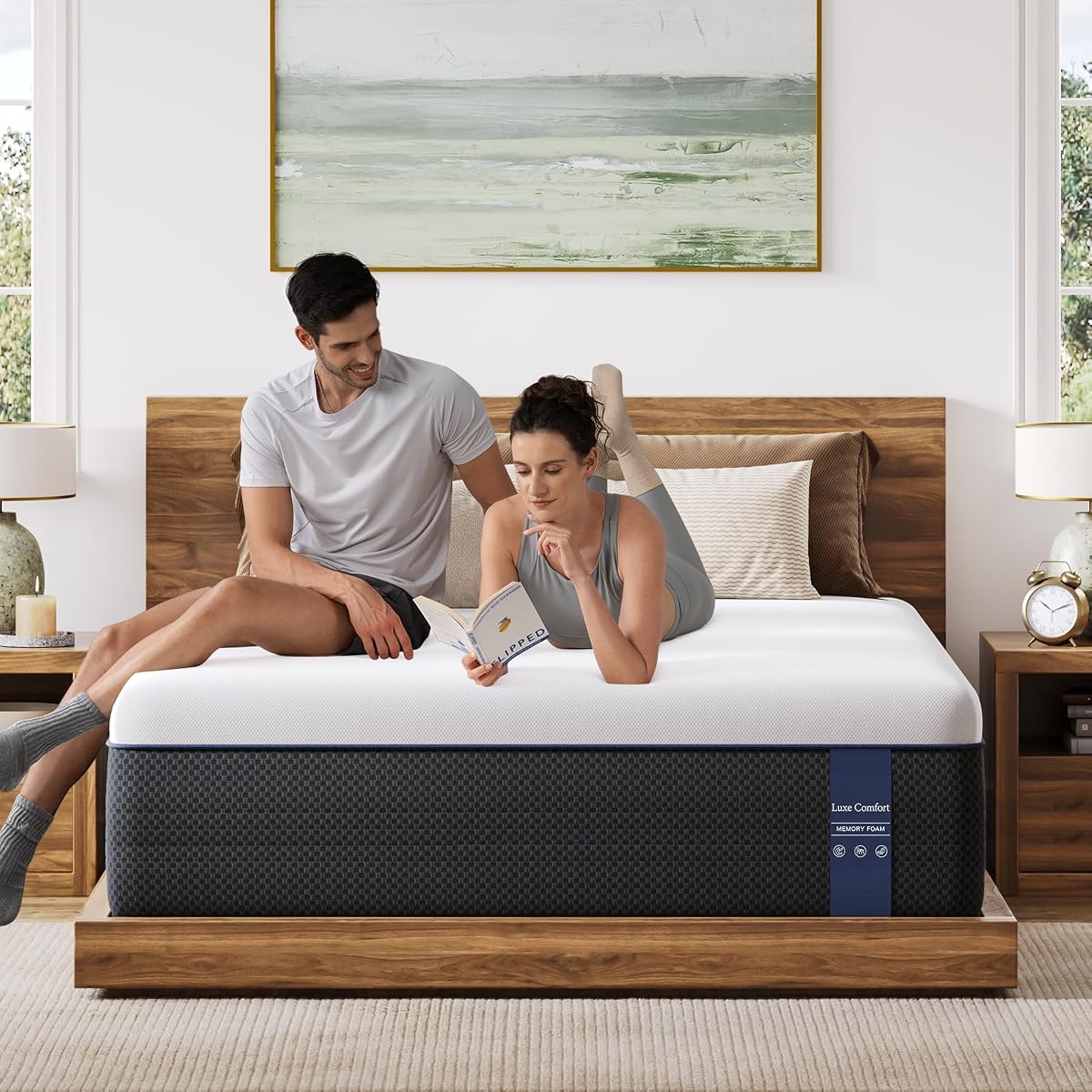 King Size Mattress Extra Firm, 14 Inch Gel Memory Foam Mattress King