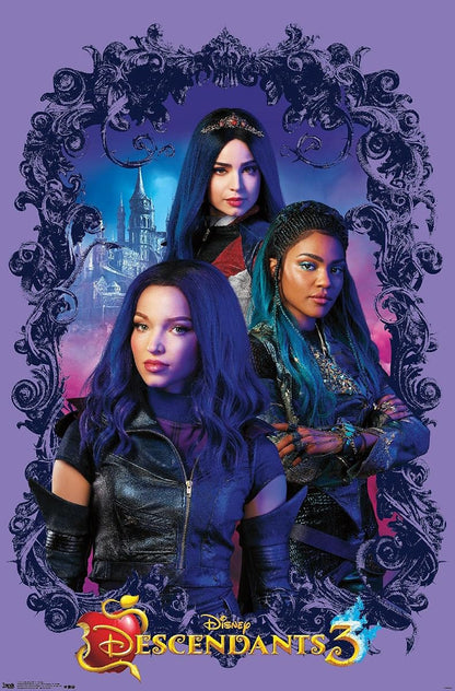 Disney Descendants 3 - Group Wall Poster, 22.375" x 34", Premium Unframed Version
