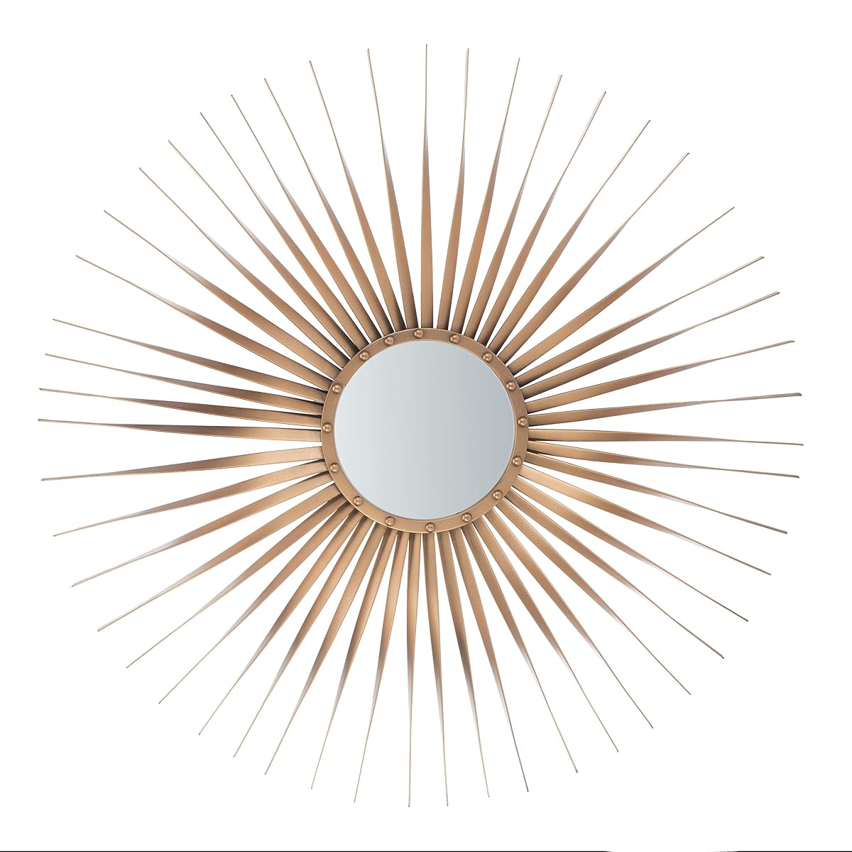 Safavieh Home Collection Lachlyn 34-inch Gold Sunburst Round Mirror