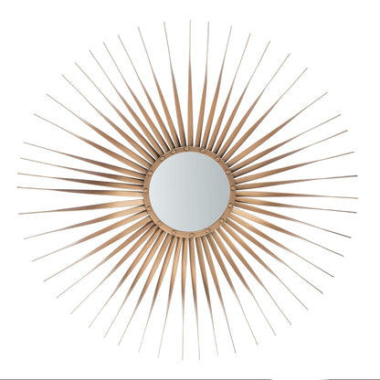 Safavieh Home Collection Lachlyn 34-inch Gold Sunburst Round Mirror