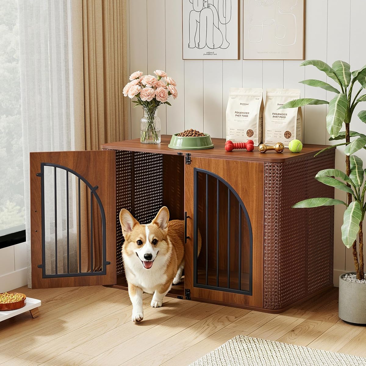 39" Large Dog Crate Furniture