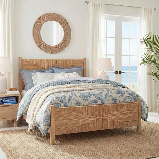 Queen Size Rattan Bed Frame