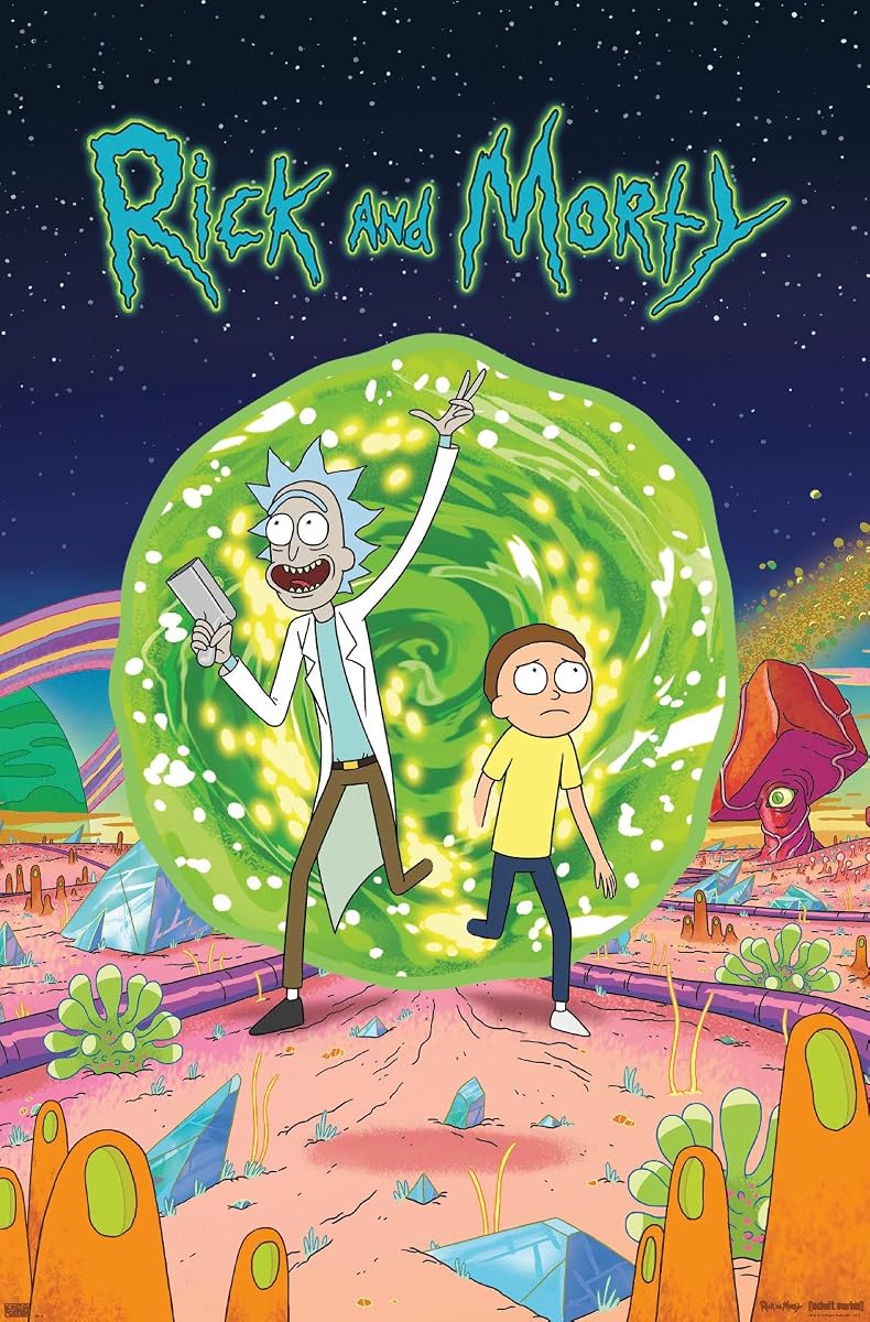 Rick And Morty - Cover Wall Poster, 14.725" x 22.375", Premium Unframed Version