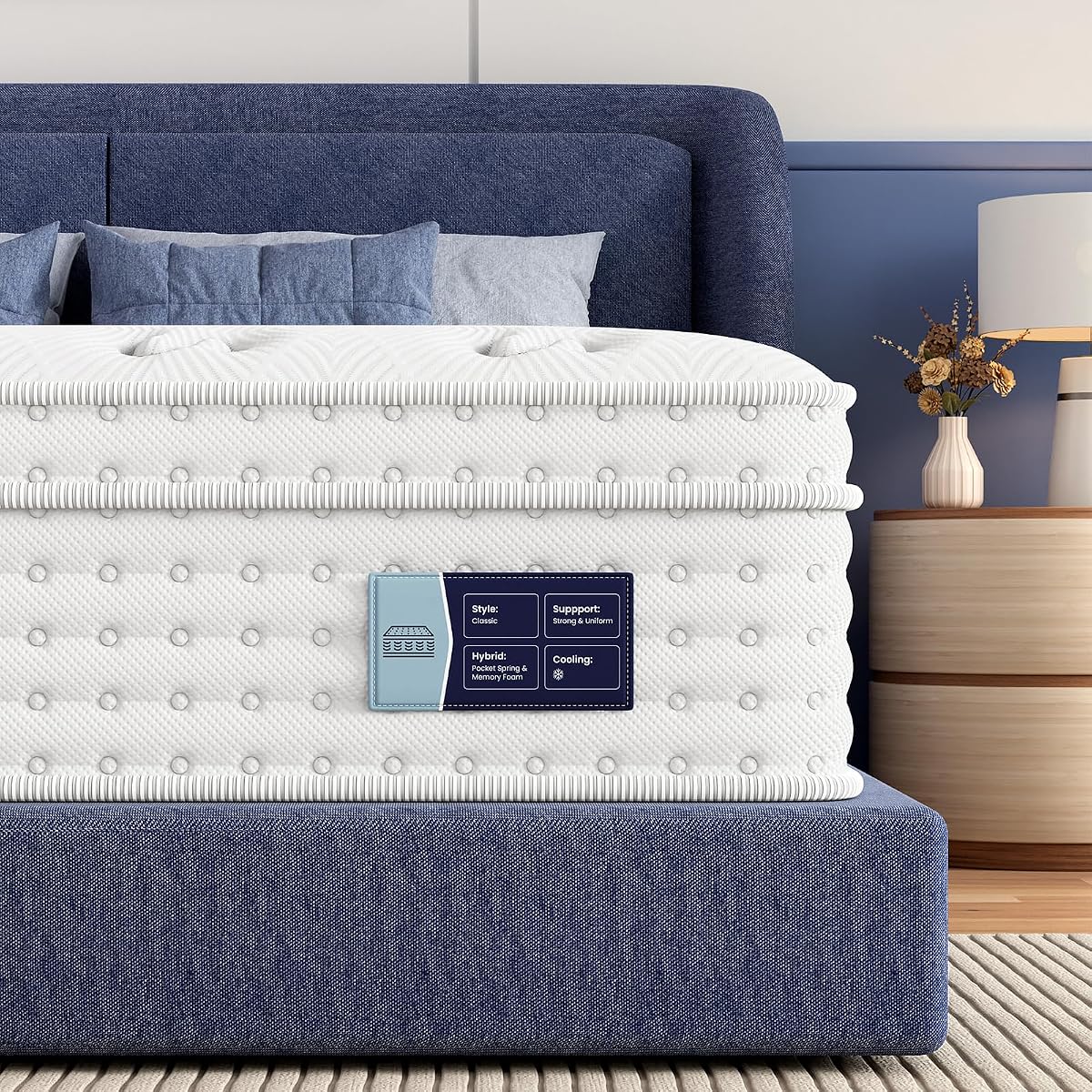 12 Inch Firm Full Hybrid Mattress in a Box