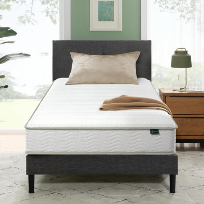 Zinus 8 Inch Twin Foam and Spring Hybrid Mattress, Medium Feel