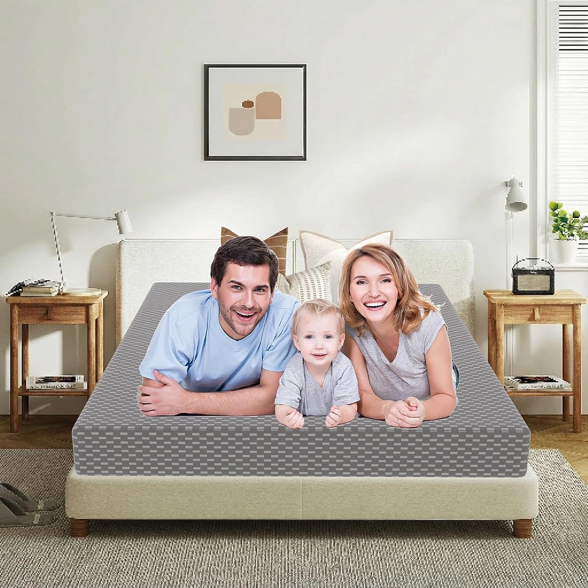 8 Inch Memory Foam King Mattress for Sleep Medium Firm CertiPUR-US Certified