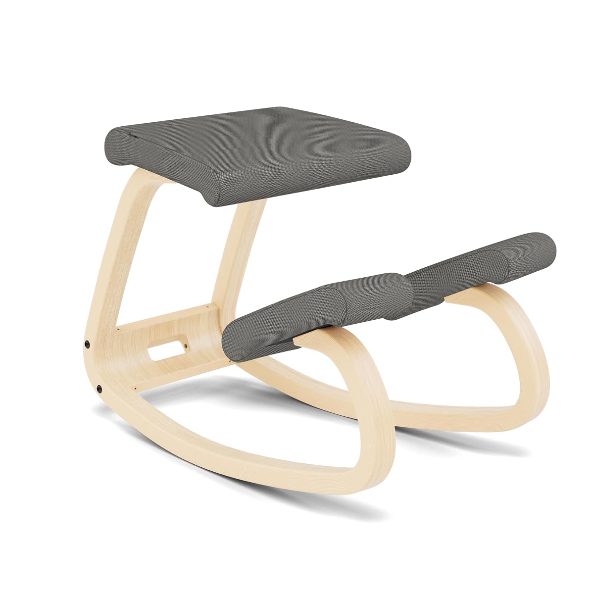 Variable Natural/Grey Ergonomic Office Kneeling Chair for Desk for Desk – Back Pain Relief, Rocking Seat for Home, Study & Posture Support – 10 Year Limited Warranty