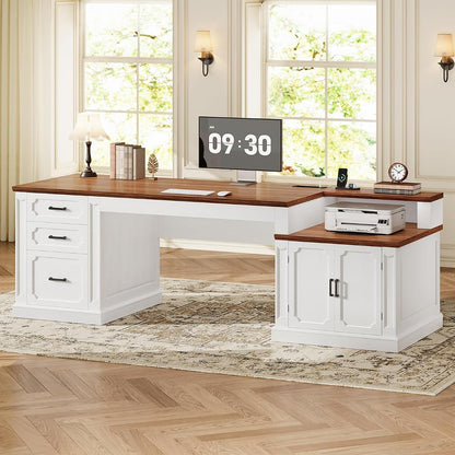 Farmhouse 70.9" Executive Desk