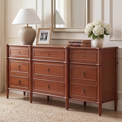63" 9-Drawer Dresser with Power Outlet