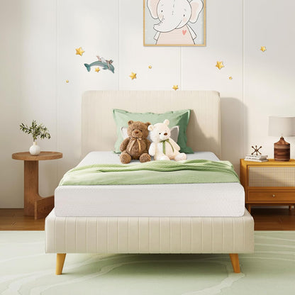 6 Inch Twin Mattress for Kids,Cooling Green Tea Gel Memory Foam