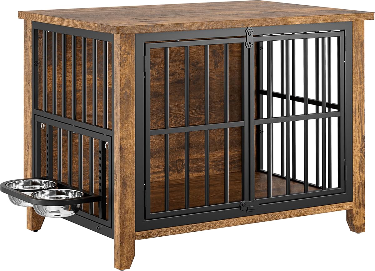 Dog Crate Furniture, 31.5" L*22.5" W*25.6" H, Brown