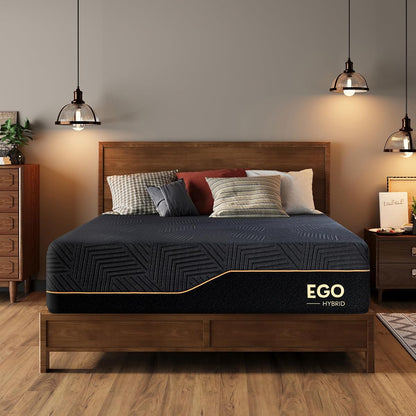 EGOHOME 14 inch Hybrid Full Mattress